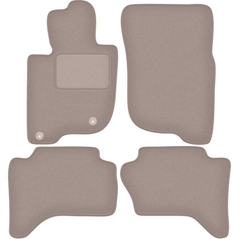 foto del prodotto tappetini in velluto beige per mitsubishi l200 v pick up 2019 