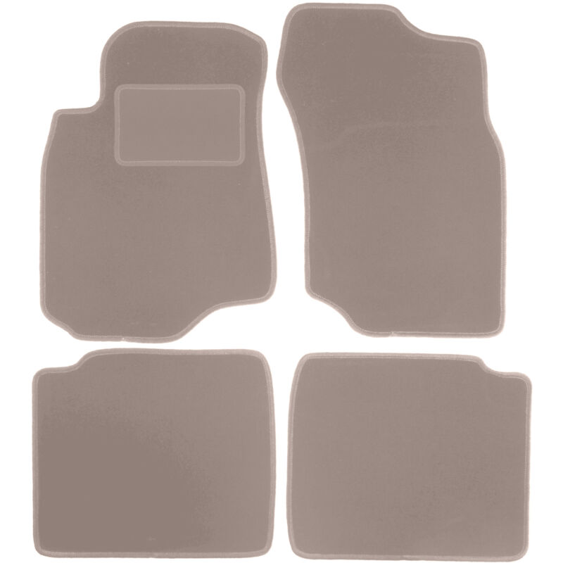 foto del prodotto tappetini in velluto beige per mitsubishi lancer vii station wagon, berlina 2003 2008 