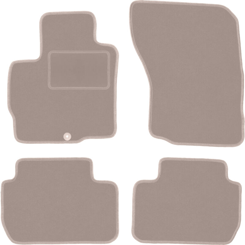 foto del prodotto tappetini in velluto beige per mitsubishi outlander iii suv 2012 