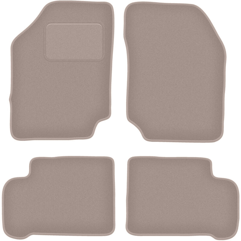foto del prodotto tappetini in velluto beige per nissan 100nx coup , targa 1990 1995 