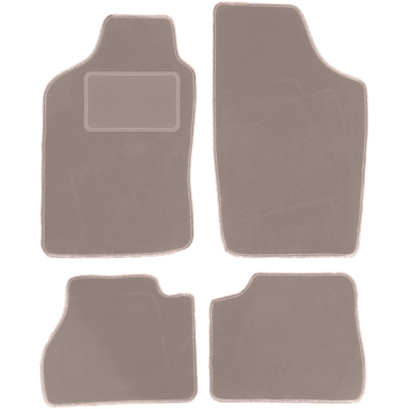 foto del prodotto tappetini in velluto beige per nissan micra k10 hatchback 1983 1991 