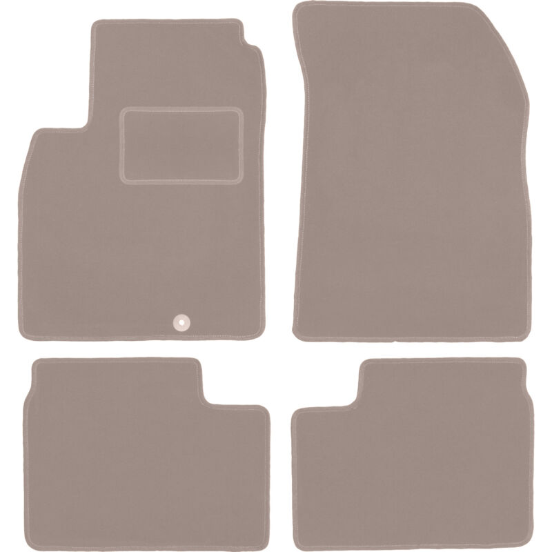 foto del prodotto tappetini in velluto beige per nissan micra k13 hatchback 2010 2016 
