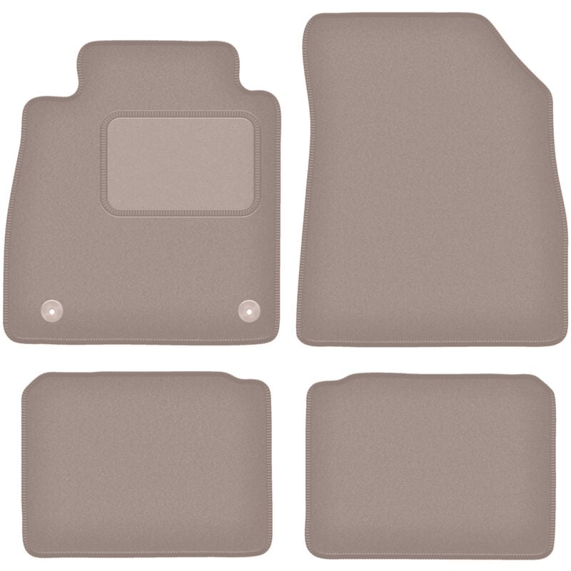 foto del prodotto tappetini in velluto beige per nissan micra k14 hatchback 2017 