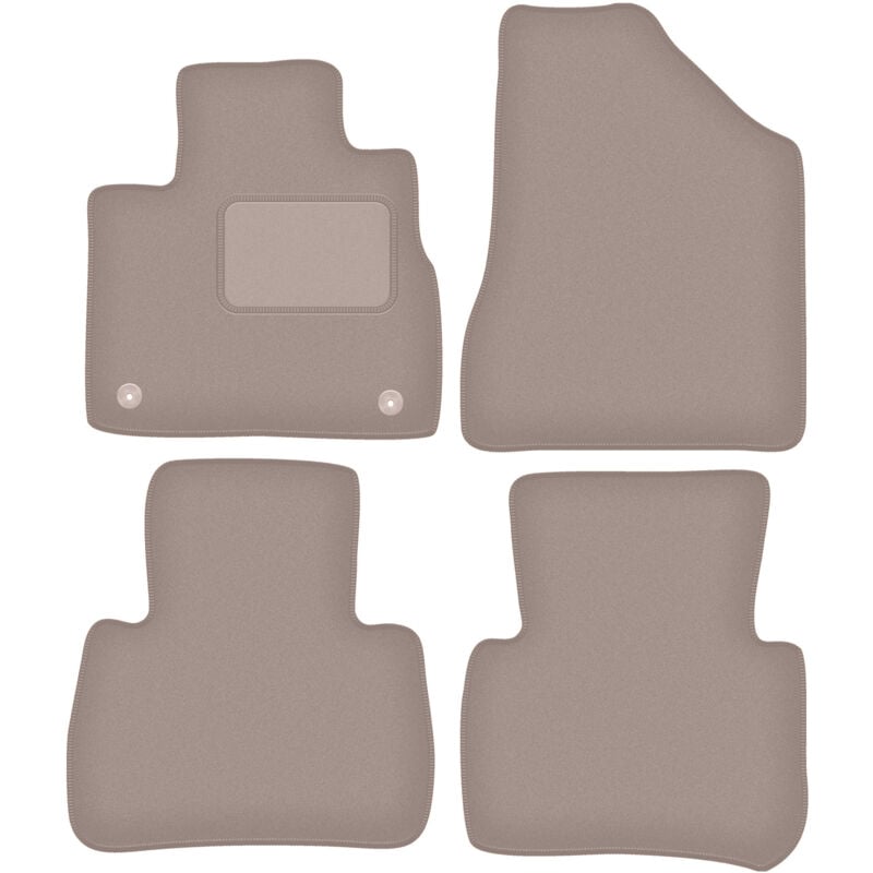 foto del prodotto tappetini in velluto beige per nissan murano z51 suv 2008 2015 