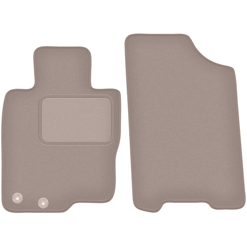 foto del prodotto tappetini in velluto beige per nissan navara iv pick up 2014 