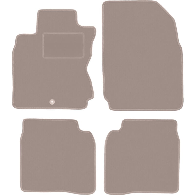 foto del prodotto tappetini in velluto beige per nissan note i e11 minivan 2006 2012 