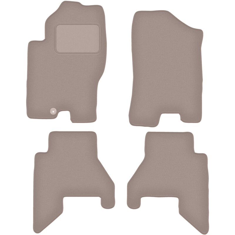 foto del prodotto tappetini in velluto beige per nissan pathfinder 5 posti prima del restyling 2005 2010 