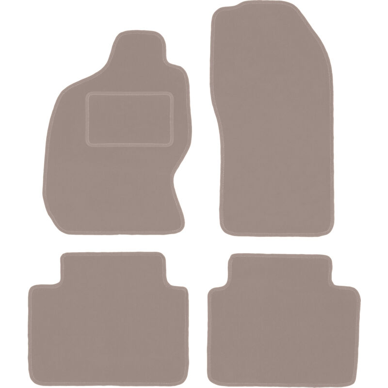 foto del prodotto tappetini in velluto beige per nissan patrol y61 gu gr fuoristrada 1998 2004 