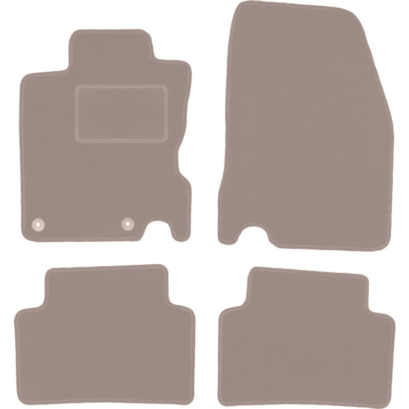 foto del prodotto tappetini in velluto beige per nissan qashqai ii j11 crossover 2013 