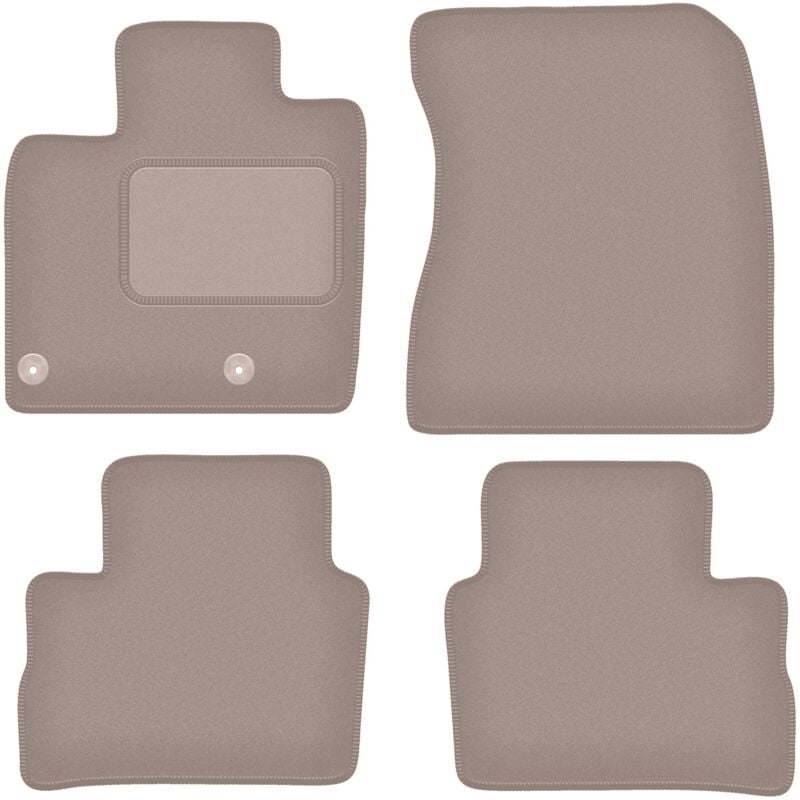 foto del prodotto tappetini in velluto beige per nissan qashqai iii mhev suv 2021 
