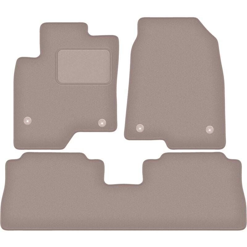 foto del prodotto tappetini in velluto beige per opel antara suv 2006 2017 