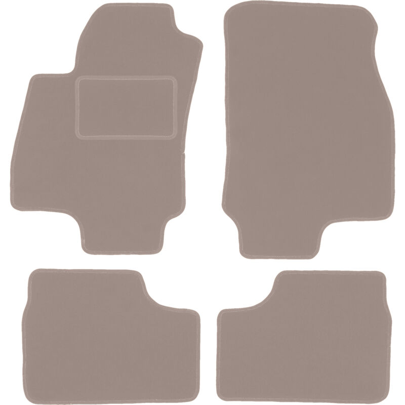 foto del prodotto tappetini in velluto beige per opel astra g berlina, station wagon, hatchback 1998 2009 