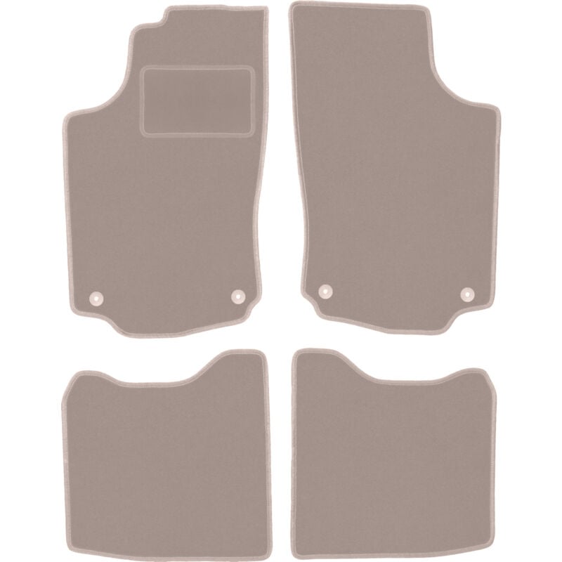 foto del prodotto tappetini in velluto beige per opel combo c kombivan 2001 2011 