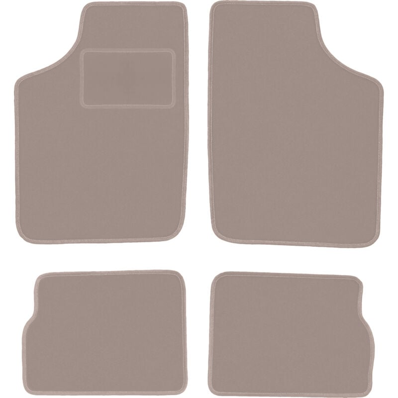 foto del prodotto tappetini in velluto beige per opel corsa a hatchback 1982 1993 
