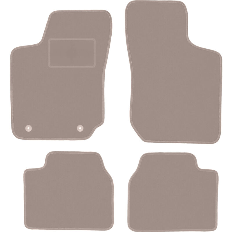 foto del prodotto tappetini in velluto beige per opel corsa b hatchback 1993 2001 