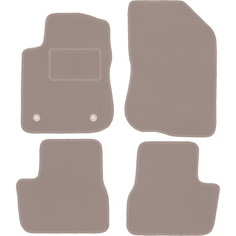 foto del prodotto tappetini in velluto beige per peugeot 2008 i crossover 2013 2019 