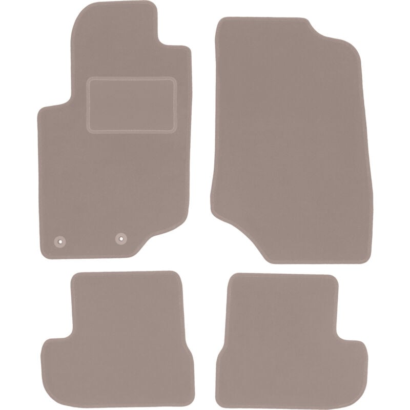 foto del prodotto tappetini in velluto beige per peugeot 207cc coup , cabrio 2006 2012 