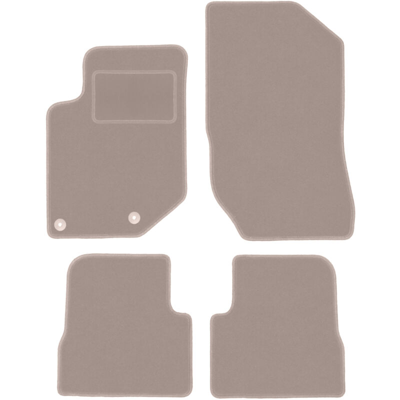 foto del prodotto tappetini in velluto beige per peugeot 208 ii hatchback 2019 