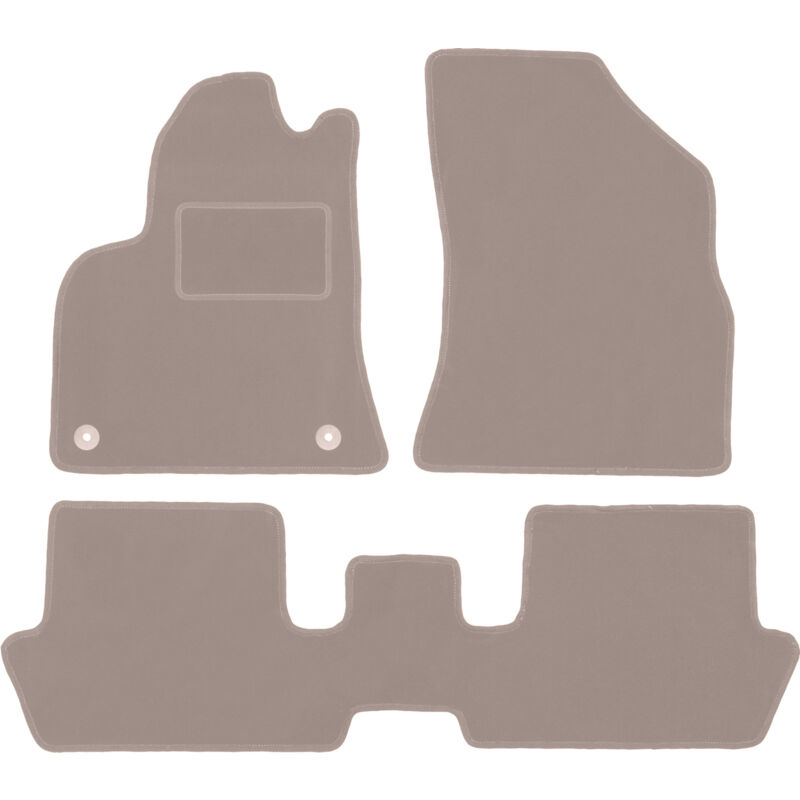 foto del prodotto tappetini in velluto beige per peugeot 3008 i monovolume 2009 2016 