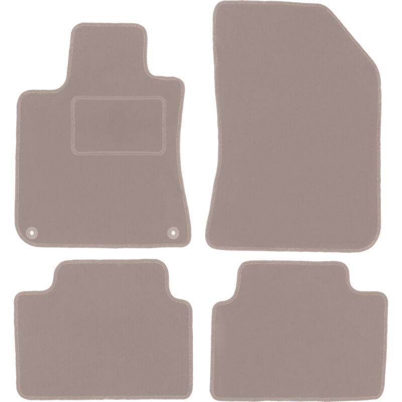 foto del prodotto tappetini in velluto beige per peugeot 308 ii hatchback 2013 