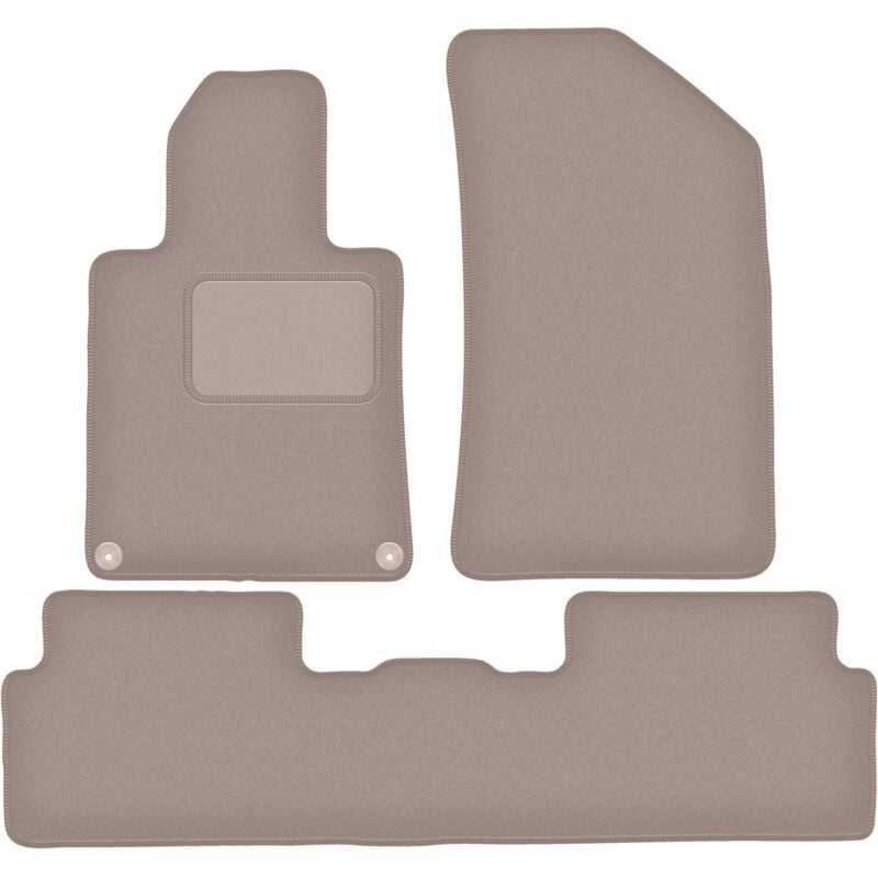 foto del prodotto tappetini in velluto beige per peugeot 508 rxh posteriore completo 2010 2018 