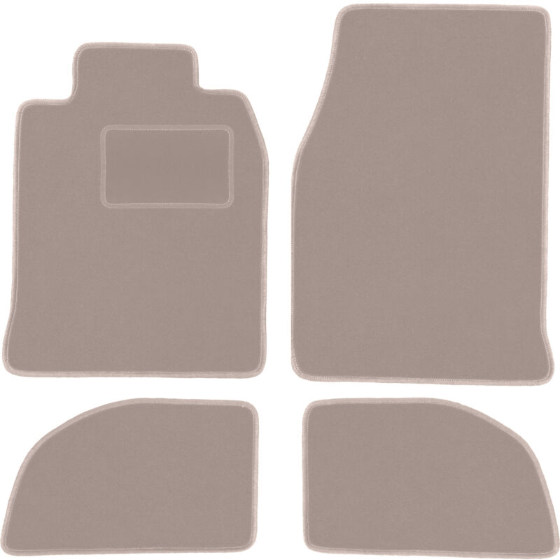 foto del prodotto tappetini in velluto beige per porsche 968 coup 1976 1988 