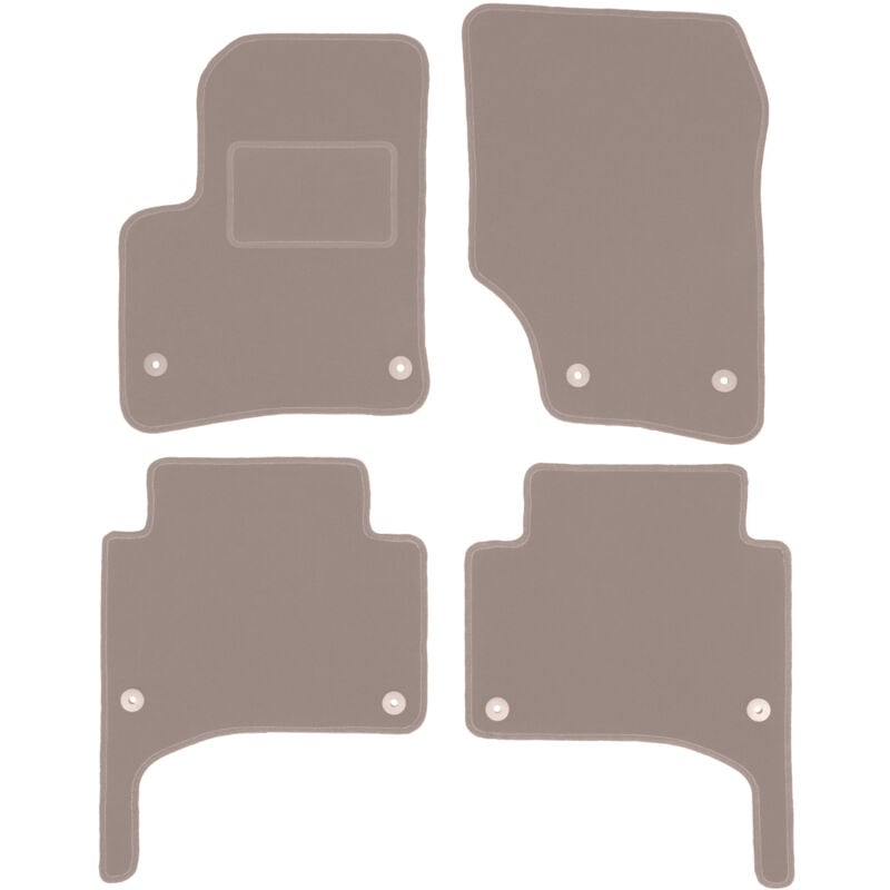 foto del prodotto tappetini in velluto beige per porsche cayenne i suv 2002 2010 