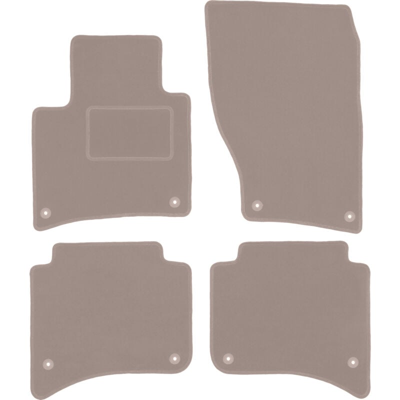 foto del prodotto tappetini in velluto beige per porsche cayenne ii suv 2010 