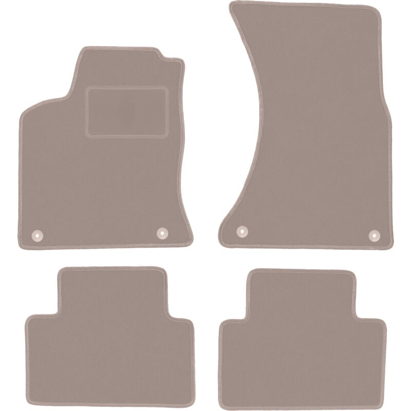 foto del prodotto tappetini in velluto beige per porsche macan suv 2013 
