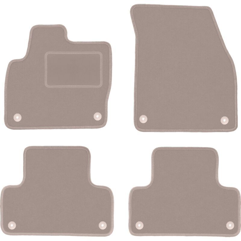 foto del prodotto tappetini in velluto beige per range rover evoque suv 2011 2018 