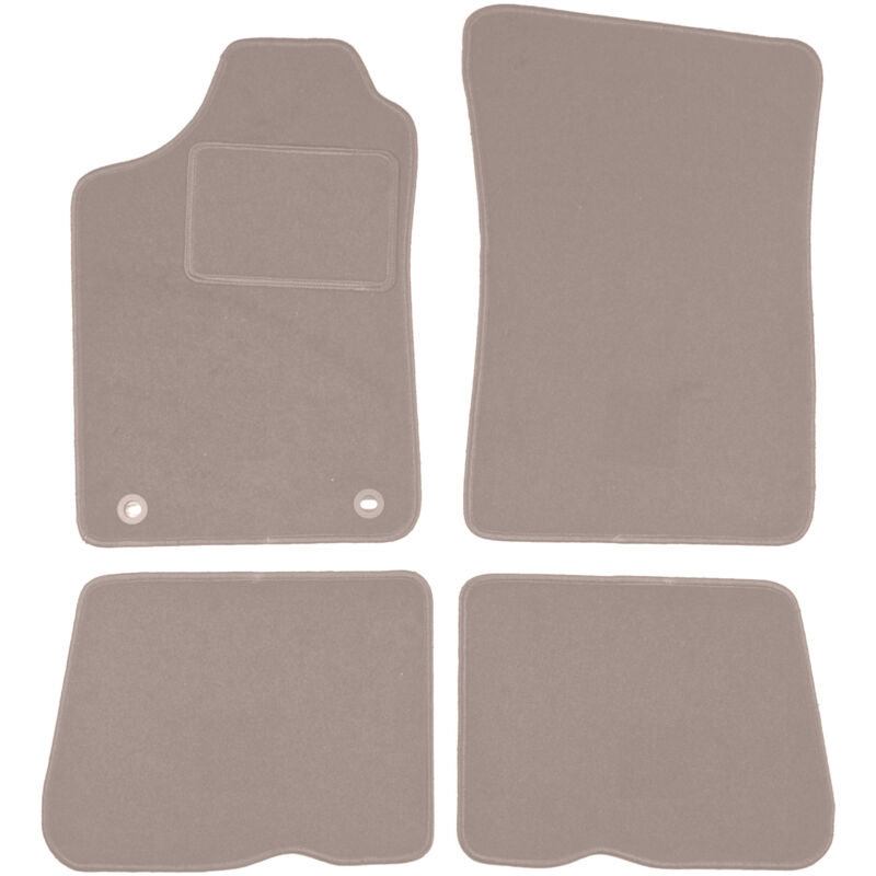 foto del prodotto tappetini in velluto beige per renault 19 cabrio, hatchback, berlina, chamade 1988 1996 