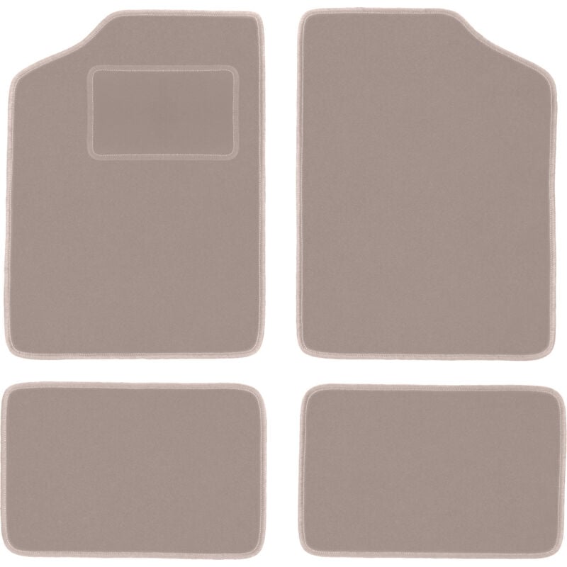 foto del prodotto tappetini in velluto beige per renault 5 ii hatchback 1986 1993 