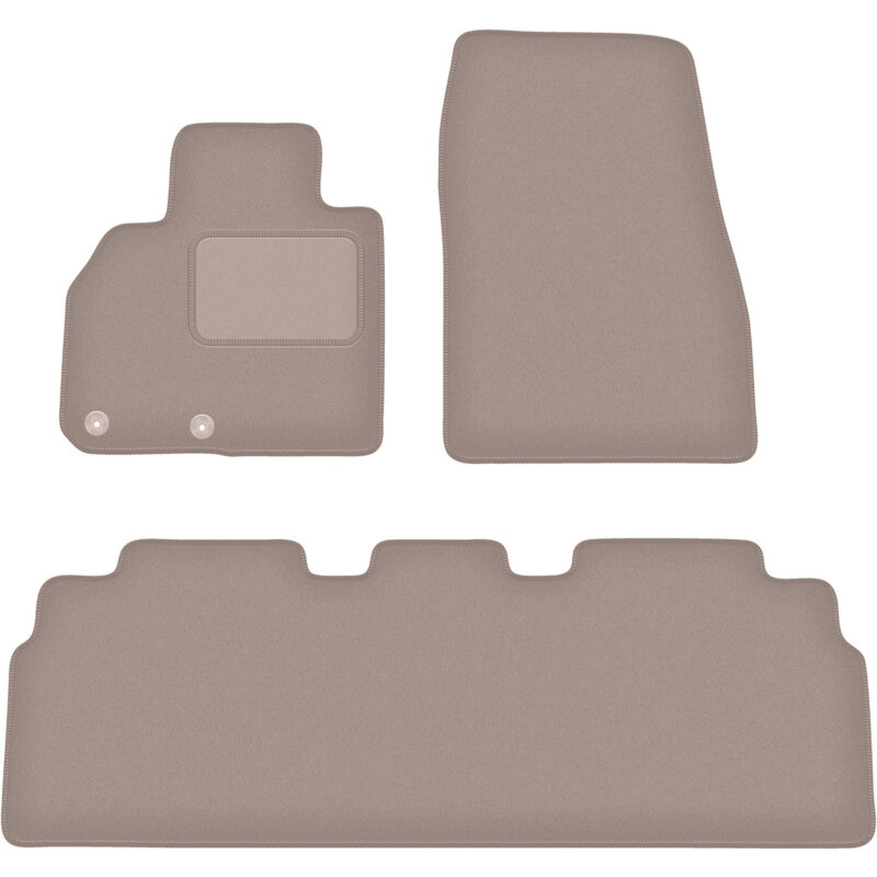 foto del prodotto tappetini in velluto beige per renault espace iniziale 2015 