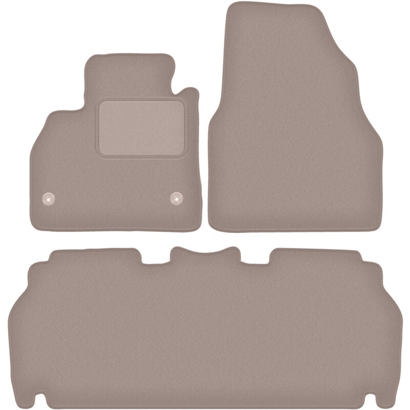 foto del prodotto tappetini in velluto beige per renault kangoo express kombivan 2021 