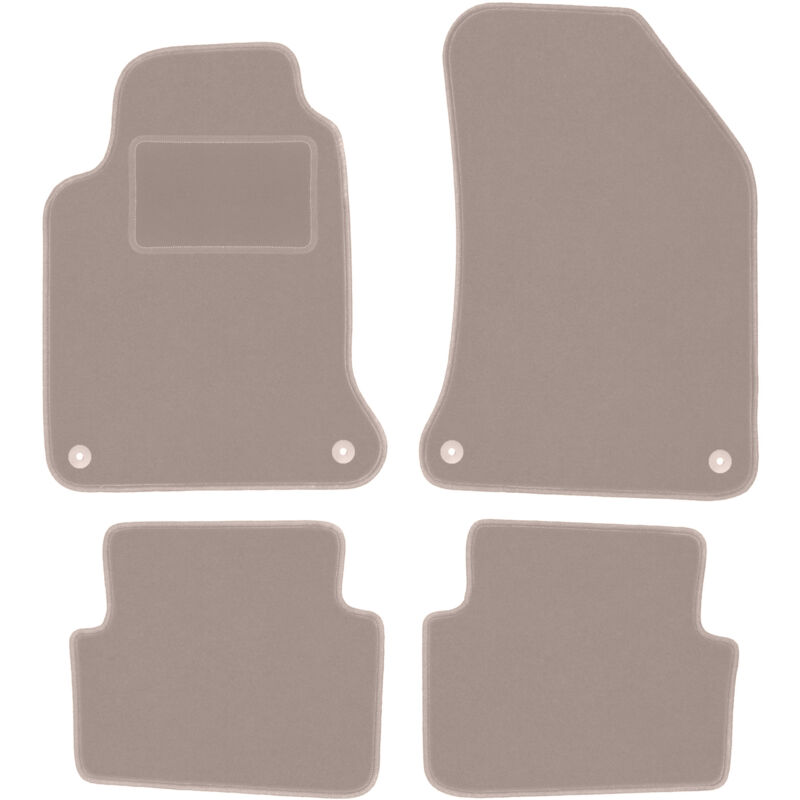 foto del prodotto tappetini in velluto beige per renault laguna ii station wagon, liftback 2001 2007 