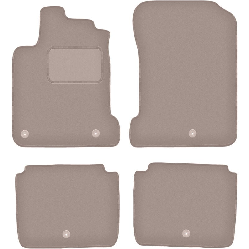 foto del prodotto tappetini in velluto beige per renault latitude berlina 2010 2015 