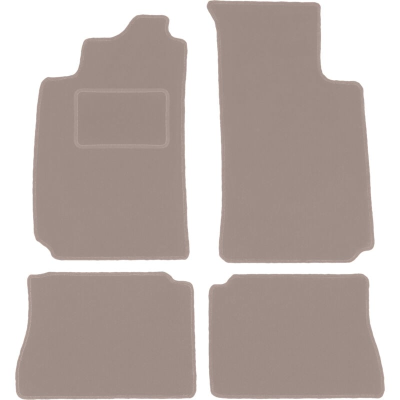 foto del prodotto tappetini in velluto beige per renault megane i berlina, classica, hatchback, gran turismo, station wagon 1995 2002 