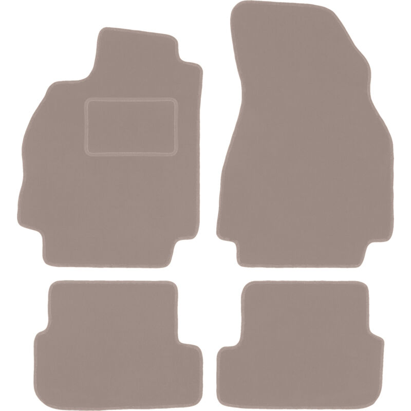 foto del prodotto tappetini in velluto beige per renault megane ii hatchback 2002 2008 