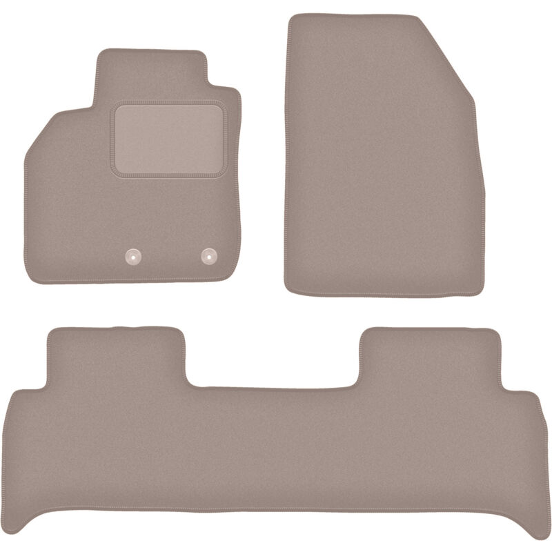 foto del prodotto tappetini in velluto beige per renault scenic iii monovolume 2009 2016 