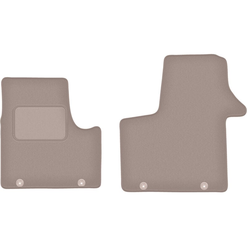 foto del prodotto tappetini in velluto beige per renault trafic iii furgone 2014 