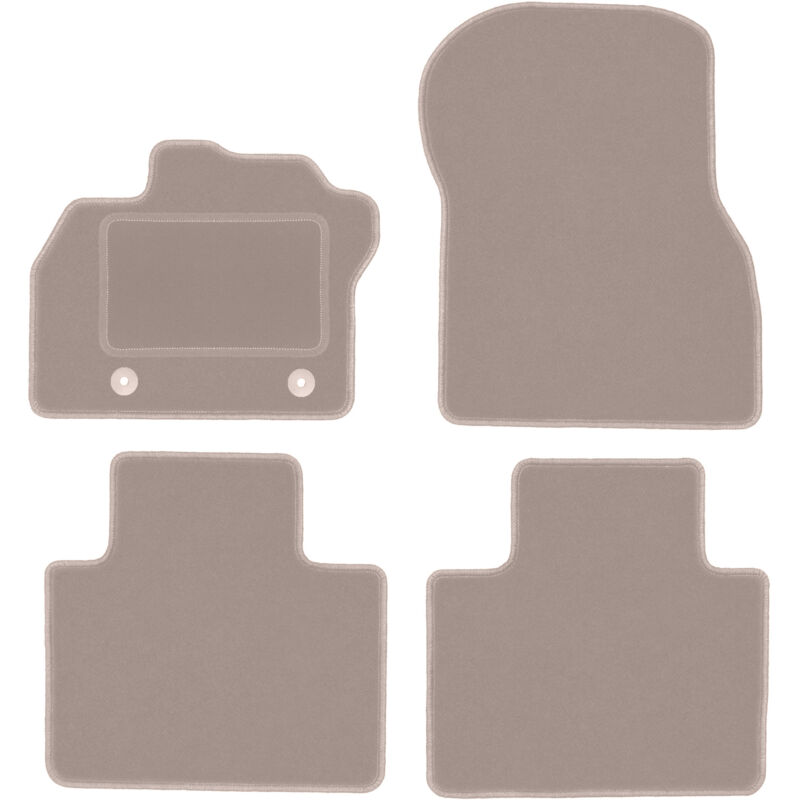foto del prodotto tappetini in velluto beige per renault zoe ii hatchback 2018 