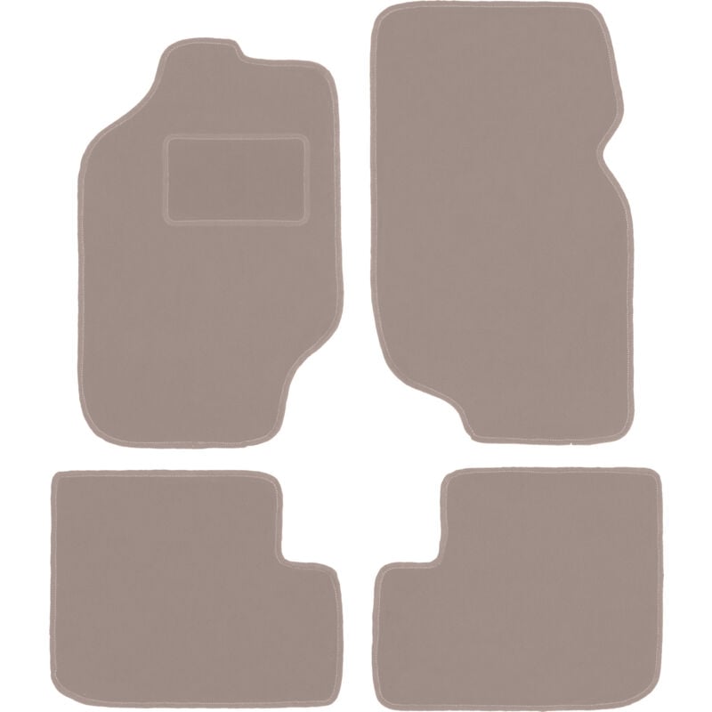 foto del prodotto tappetini in velluto beige per rover 200 hatchback 2000 2005 