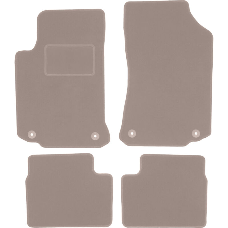 foto del prodotto tappetini in velluto beige per rover 75 station wagon, berlina 1998 2005 
