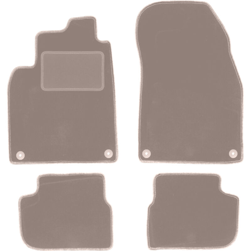 foto del prodotto tappetini in velluto beige per saab 9 3 ii cabrio 2002 2014 