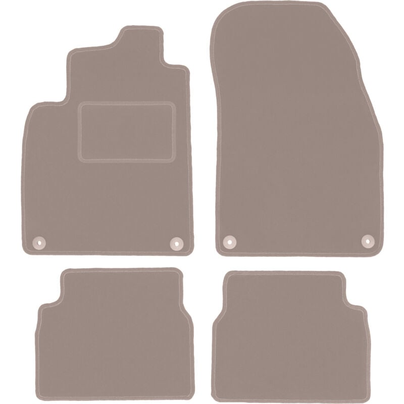foto del prodotto tappetini in velluto beige per saab 9 3 ii y3sf station wagon, berlina 2002 2014 