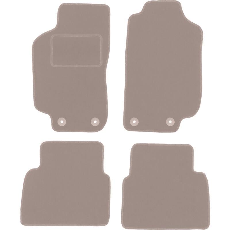 foto del prodotto tappetini in velluto beige per saab 9 5 i y3se berlina, station wagon 1997 2005 