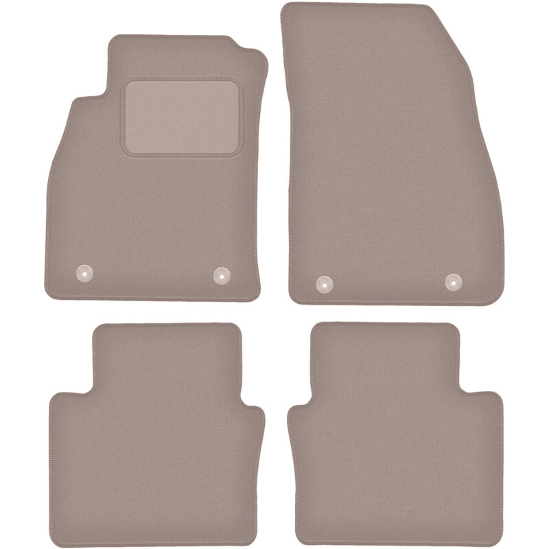 foto del prodotto tappetini in velluto beige per saab 9 5 ii ng berlina, station wagon, liftback, hatchback 2010 2012 