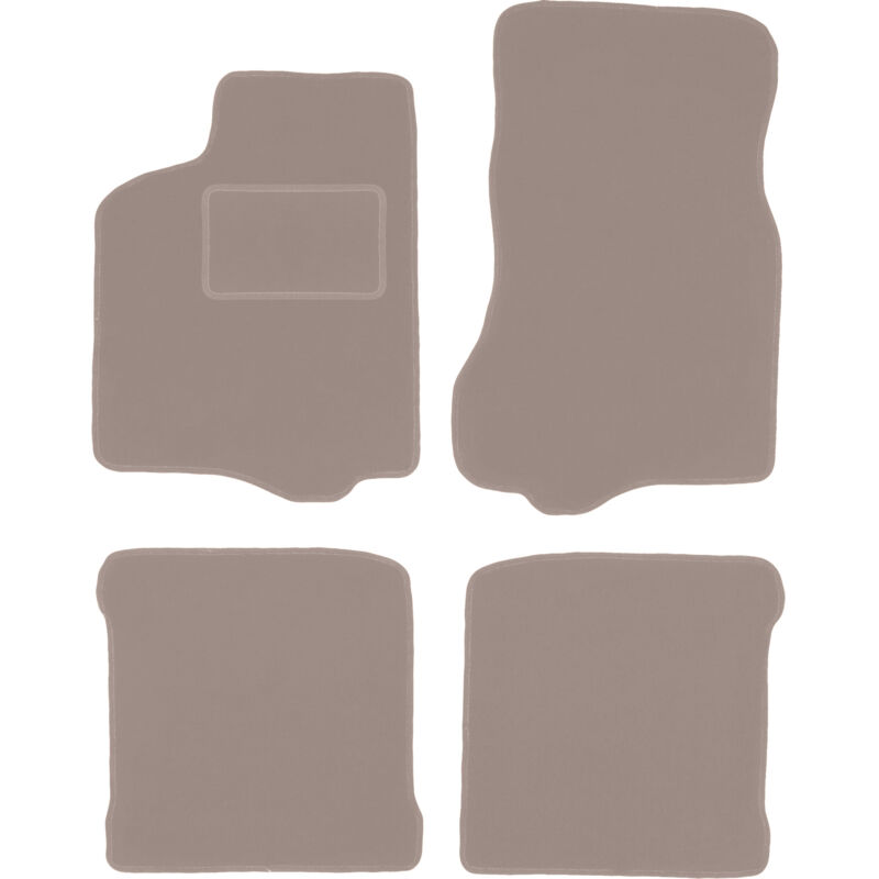 foto del prodotto tappetini in velluto beige per seat ibiza ii hatchback 1993 2001 