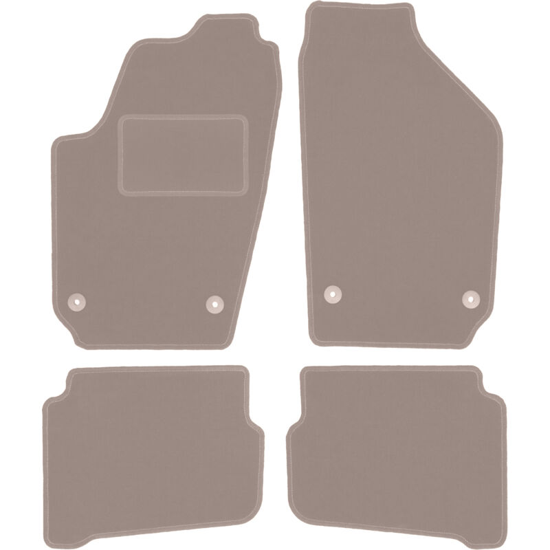 foto del prodotto tappetini in velluto beige per seat ibiza iii 6l hatchback 2002 2008 
