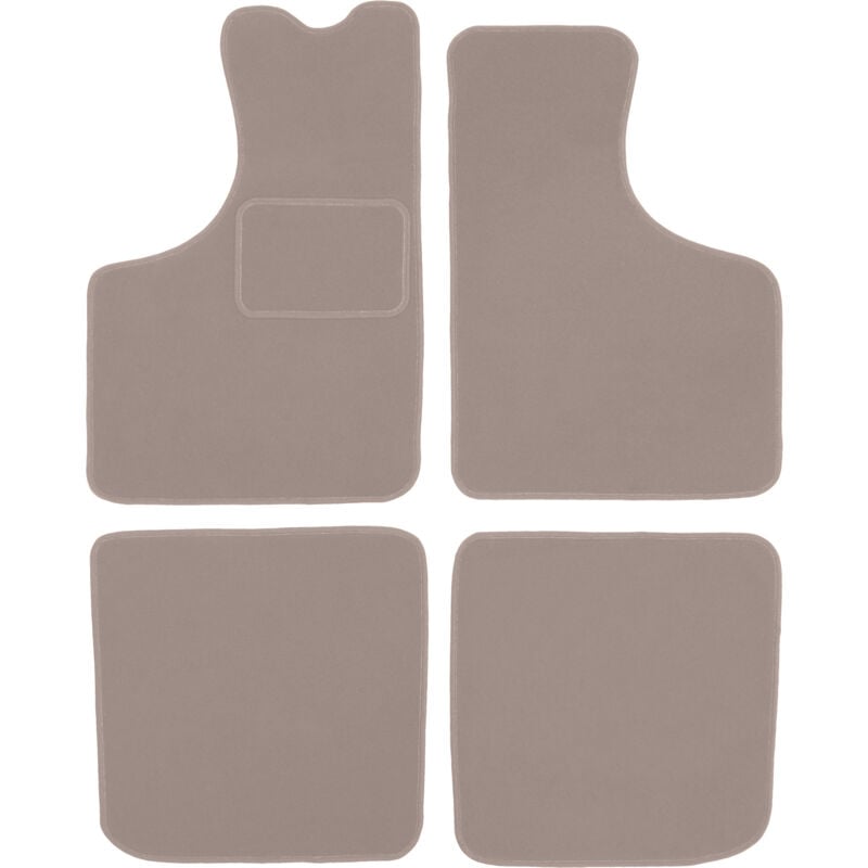 foto del prodotto tappetini in velluto beige per skoda 105 120 130 berlina 1976 1990 